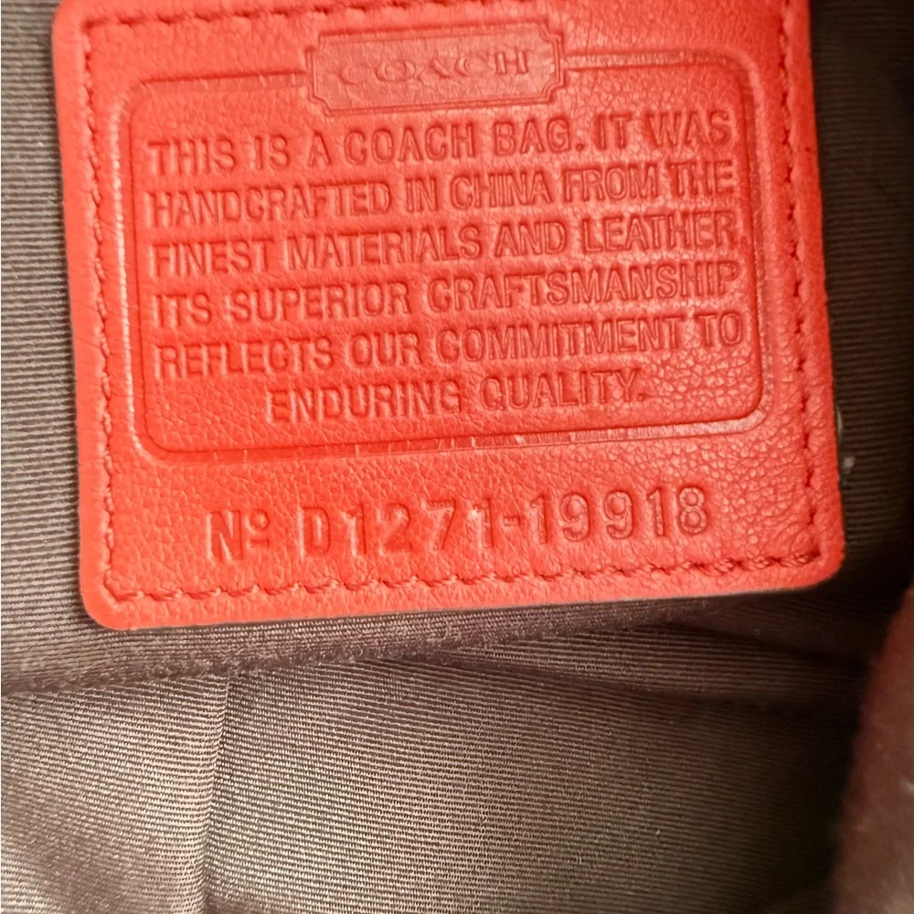 Coach Legacy Signature Stripe Bag
